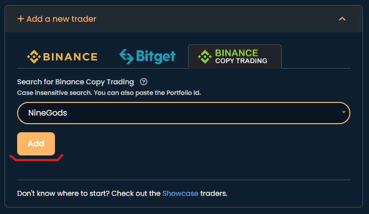 Binance Copy Trading Add